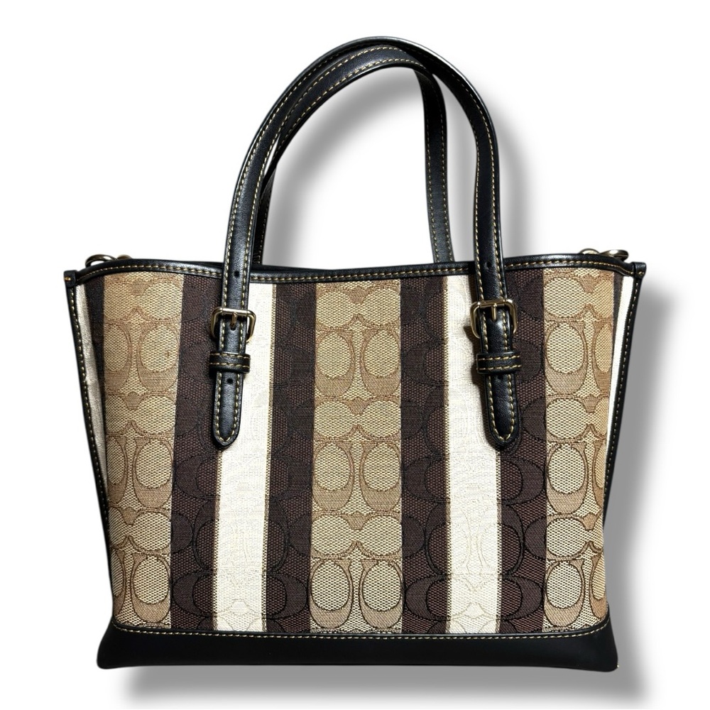 Coach Mollie Tote 25 in Signature Jacquard - Picture 5 of 15